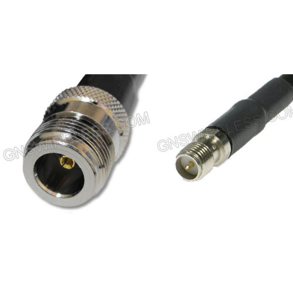 N-Female to RP-SMA-Female, 400 Series, 100ft coaxial cable