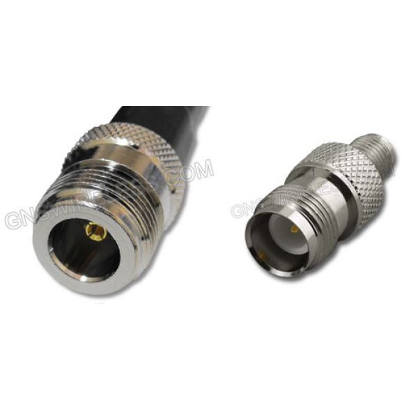 N-Female to RP-TNC-Female, 400 Series, 50ft coaxial cable