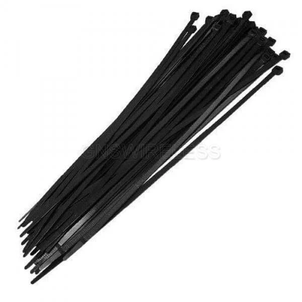 8 Inch Zip Tie, Black (Bag of 50)