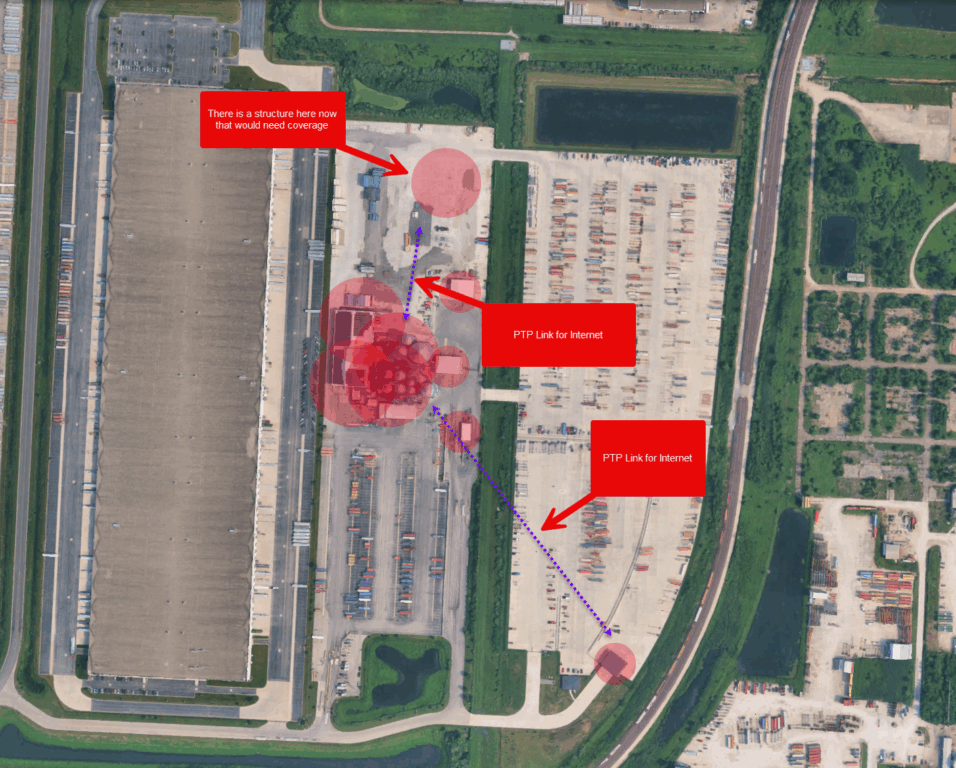 outdoor Wi-Fi for logistics yard